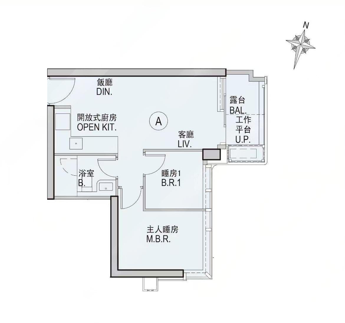 Double Coast 兩房戶型
